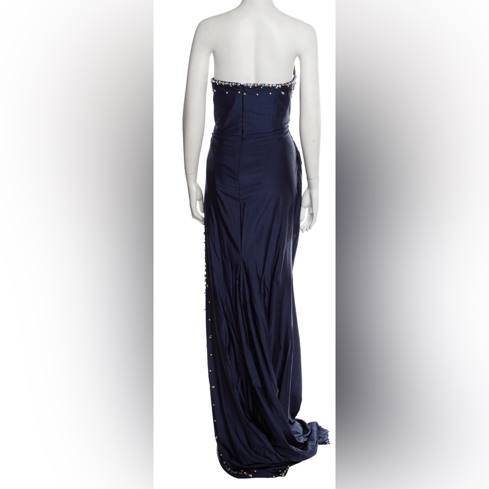 NEW Portia and Scarlett Midnight Blue Embellished Dress size 14 STRETCH - Picture 3 of 3